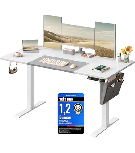 IKEA Bekant Desk 140 x 60 cm White : Amazon.com.be: Home & Kitchen